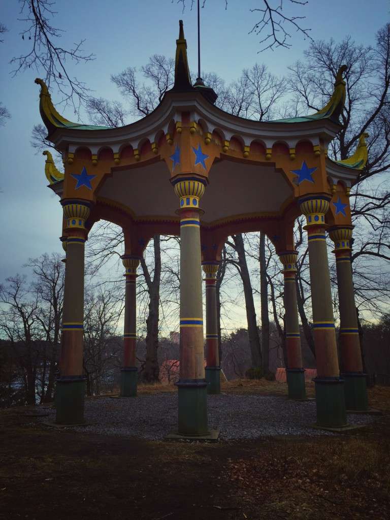 Chinesischer Pavillon im Park