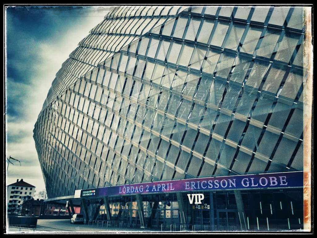 Die "Tele 2 - Arena" steht direkt neben dem Globen