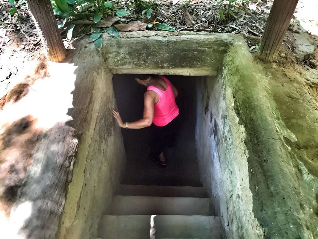 Eingang zum für Touristen ausgebauten Tunnel