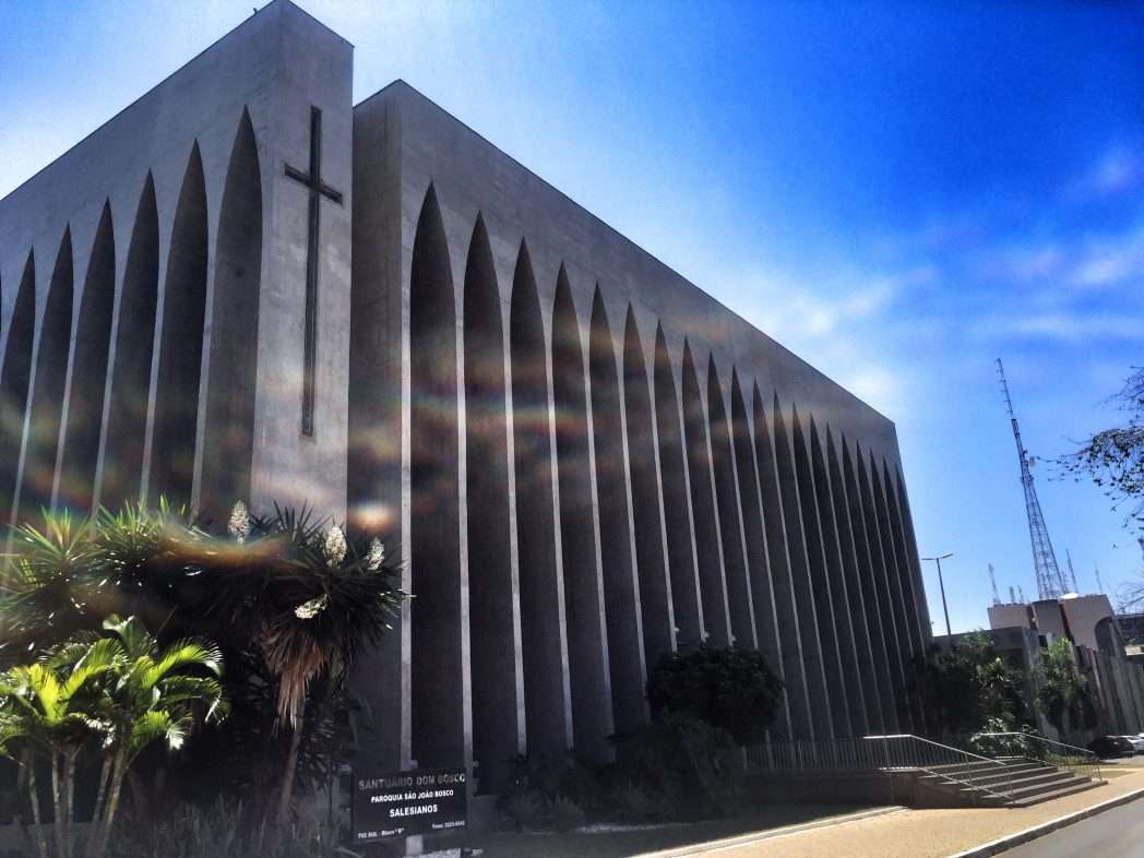 Von außen ist die Kirche eher unspektakulär