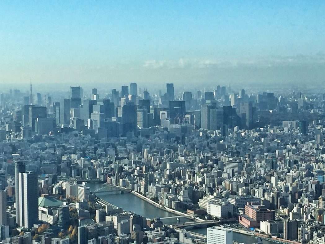 Blick vom Skytree