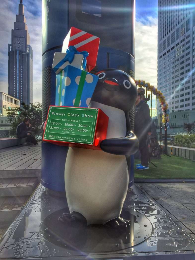 Der Pinguin bringt die Geschenke