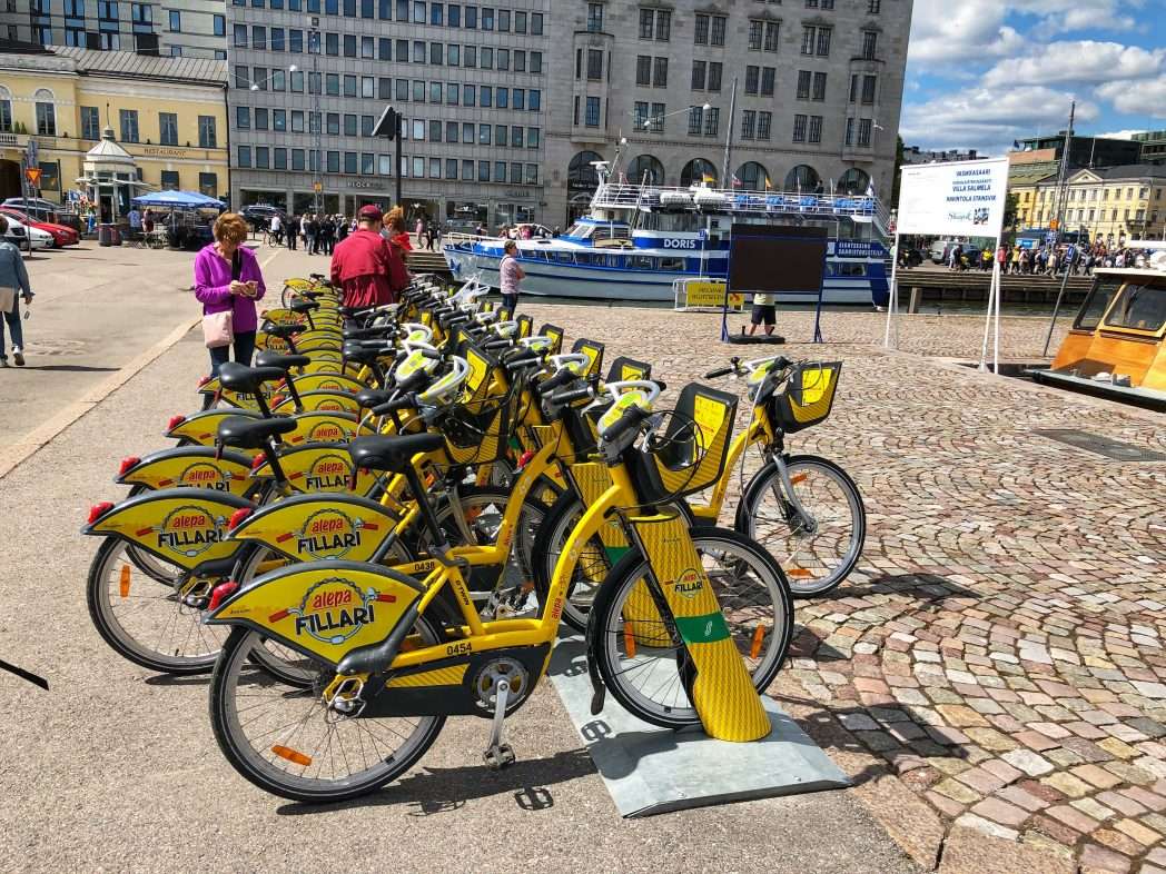 Mit dem LeihFahrrad in Helsinki Colorfulcities.de