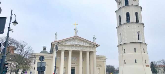Kathedrale und Glockenturm in Vilnius Kathedrale und Glockenturm in Vilnius