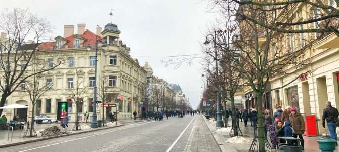 Gediminos Prospekt – die Prachtstraße in Vilnius Gediminos Prospekt – die Prachtstraße in Vilnius