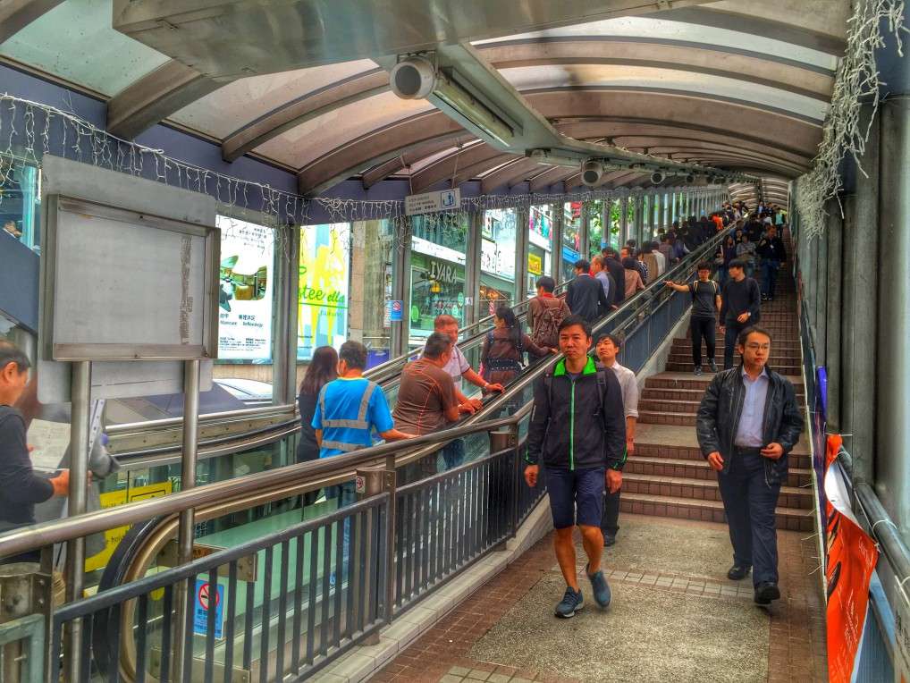 Die längste Rolltreppe der Welt