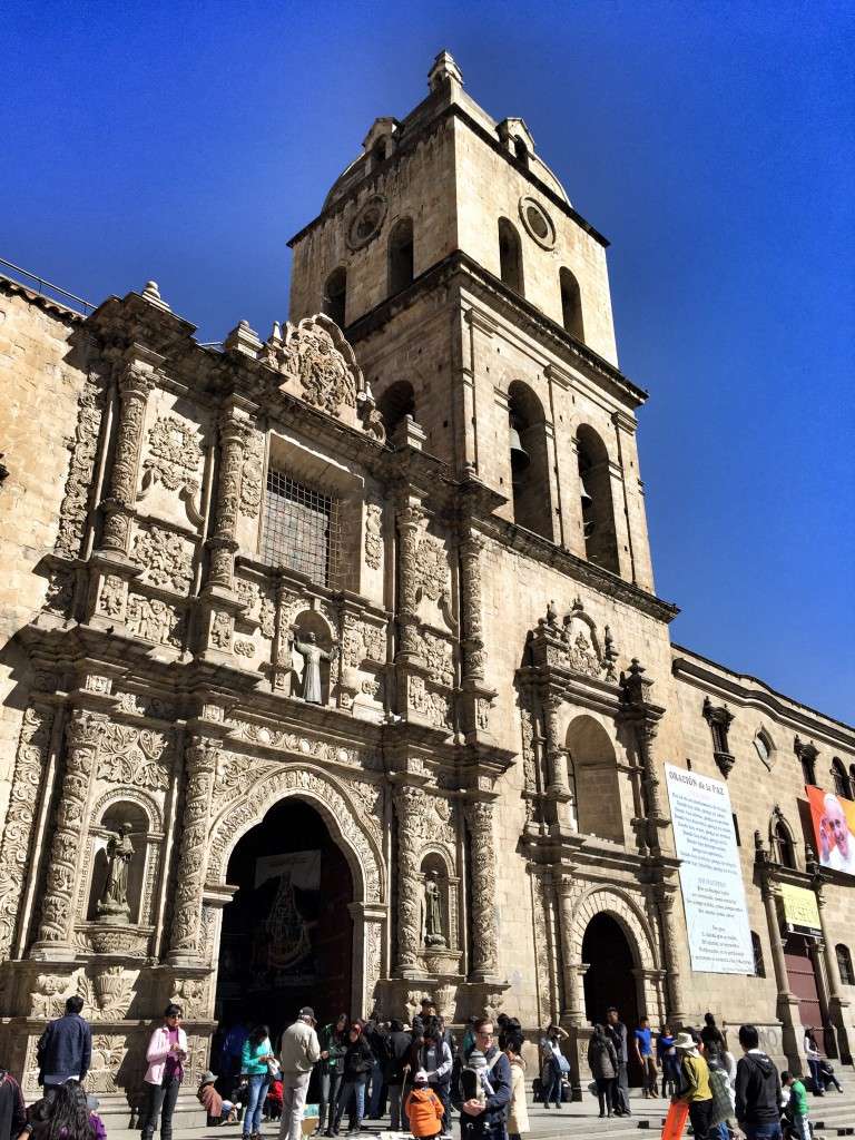 Die Franziskaner-Kirche in La Paz