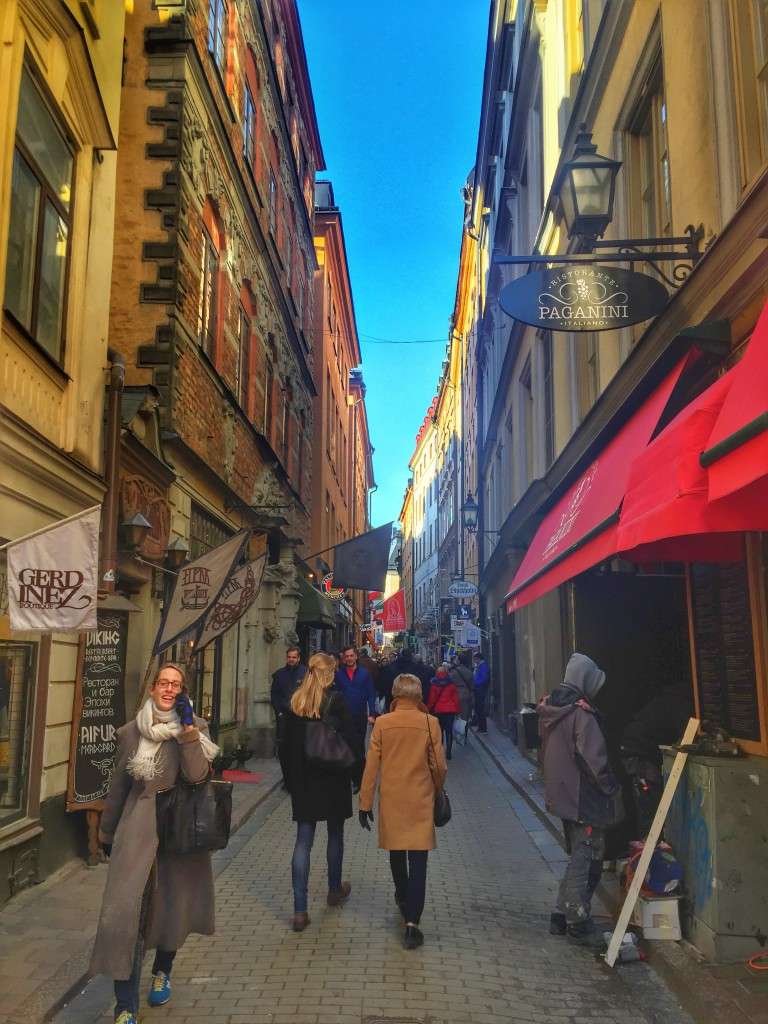 Belebte Gasse