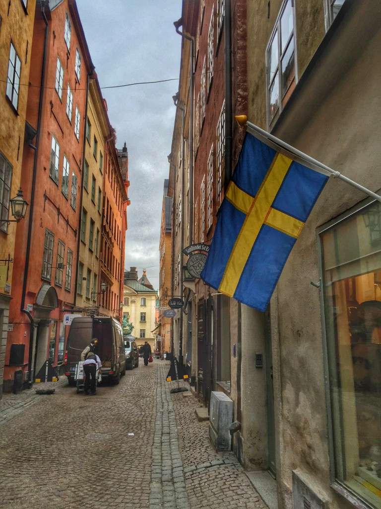 Schmale Gassen in Gamlan Stan