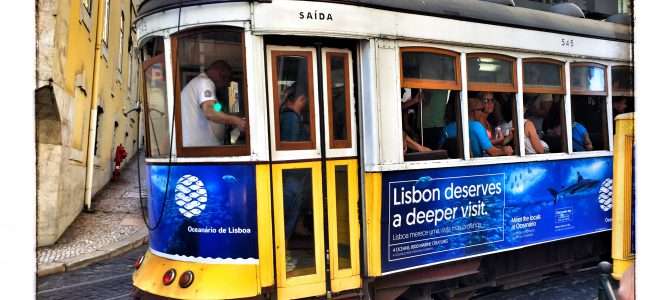 Die Straßenbahn in Lissabon Die Straßenbahn in Lissabon