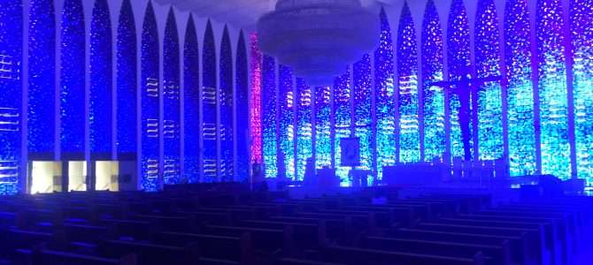 Die blaue Kirche in Brasilia Die blaue Kirche in Brasilia