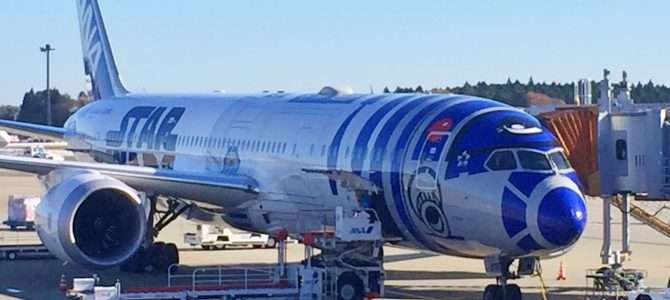 ANA – Flugzeug in „Star Wars“ – Lackierung ANA – Flugzeug in „Star Wars“ – Lackierung