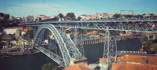Die Brücke Luiz I. in Porto Die Brücke Luiz I. in Porto