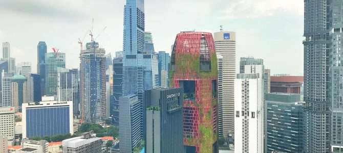 Singapur von oben Singapur von oben
