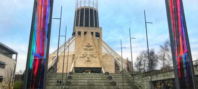 Die runde Kathedrale in Liverpool Die runde Kathedrale in Liverpool
