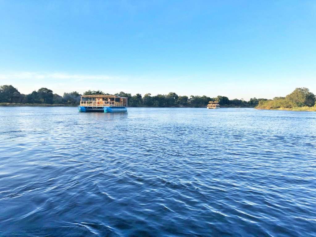 Boot auf dem Sambesi-Fluss