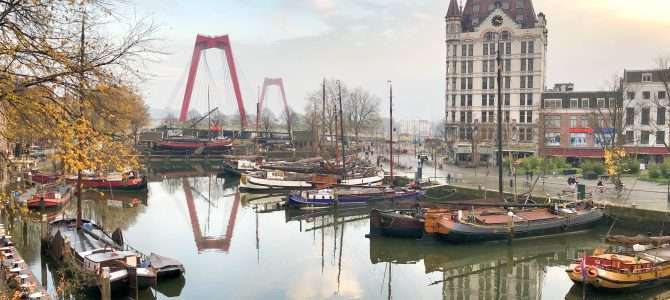 Das Weiße Haus und der alte Hafen in Rotterdam Das Weiße Haus und der alte Hafen in Rotterdam