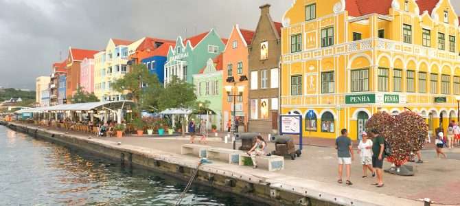 Die bunten Häuser auf Curaçao Die bunten Häuser auf Curaçao