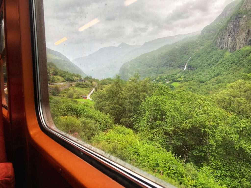 Fahrt mit der Flåmbahn in Norwegen Fahrt mit der Flåmbahn in Norwegen