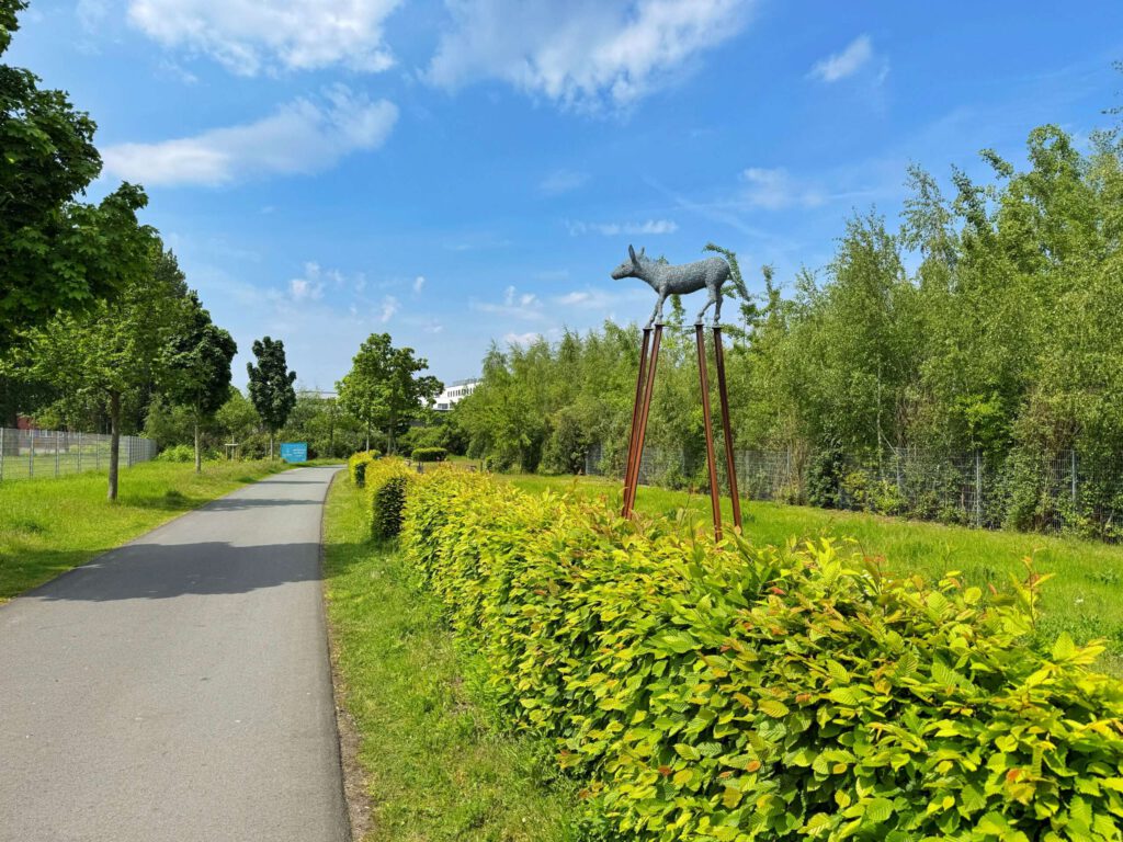 Der Radweg „Rheinischer Esel“ im Ruhrgebiet